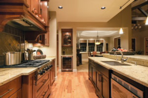 new kitchen in luxury home